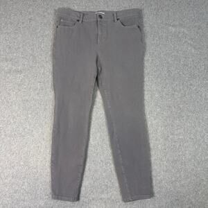 Loft High Rise Jean Leggings Women's 30 Gray Skinny Slim Fit Stretchy Denim Pant